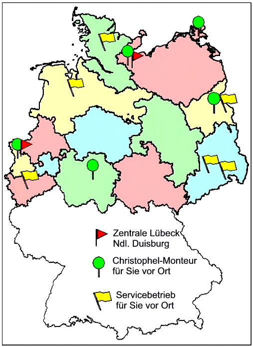 Wir sind für Sie vor Ort