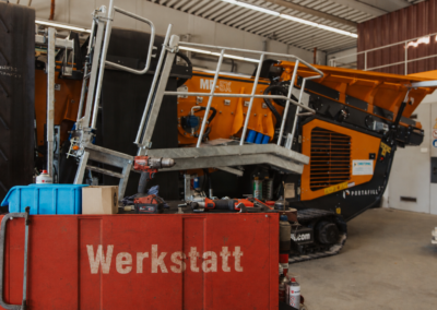 Werkstattservice für den Betreiber von Aufbereitungstechnik